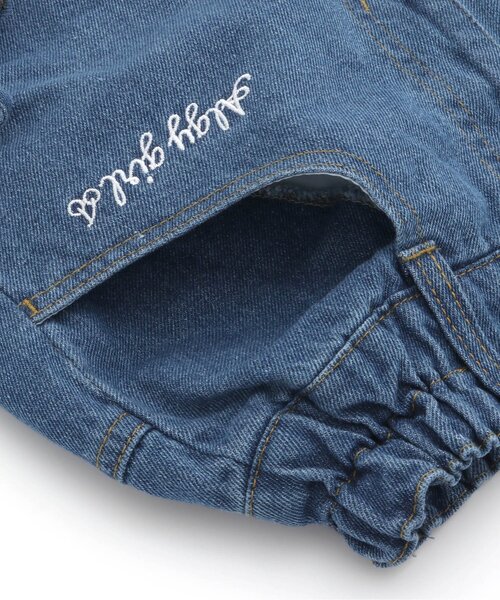 algy（アルジー）の「シャーリングショーパン（その他パンツ・キッズ・ネイビー/ブルー/アイボリー・SMALL/MEDIUM/X-SMALL/XX-SMALL/XXX-SMALL）」の5枚目の写真