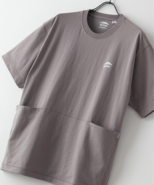OUTDOOR PRODUCTS(アウトドアプロダクツ)の「ワンポイントロゴ ビッグシルエット USAコットンユーティリティーTシャツ(Tシャツ/カットソー・メンズ・ホワイト/ブラウン/オリーブ・X-LARGE/LARGE/MEDIUM)」の3枚目の写真