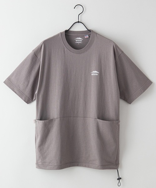 OUTDOOR PRODUCTS(アウトドアプロダクツ)の「ワンポイントロゴ ビッグシルエット USAコットンユーティリティーTシャツ(Tシャツ/カットソー・メンズ・ホワイト/ブラウン/オリーブ・X-LARGE/LARGE/MEDIUM)」の6枚目の写真