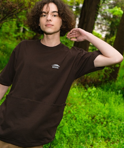 OUTDOOR PRODUCTS(アウトドアプロダクツ)の「ワンポイントロゴ ビッグシルエット USAコットンユーティリティーTシャツ(Tシャツ/カットソー・メンズ・ホワイト/ブラウン/オリーブ・X-LARGE/LARGE/MEDIUM)」の15枚目の写真