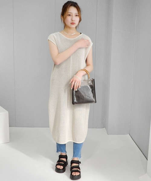 minia（ミニア）の「厚底ベルクロスポーツサンダル（サンダル・レディース・ブラック/ベージュ/カーキ/レオパード・S/M/L/LL）」の6枚目の写真