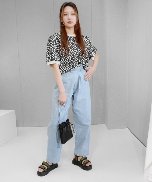 minia（ミニア）の「厚底ベルクロスポーツサンダル（サンダル・レディース・ブラック/ベージュ/カーキ/レオパード・S/M/L/LL）」の15枚目の写真