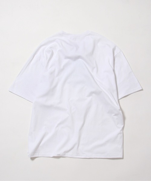 NO NEED(ノーニード)の「PLANETプリントBIGシルエットTシャツ オーバーサイズ/プリントロゴ/ビッグシルエット(Tシャツ/カットソー・メンズ・ホワイト/ブラック/バイオレット/チャコール・フリ-)」の13枚目の写真