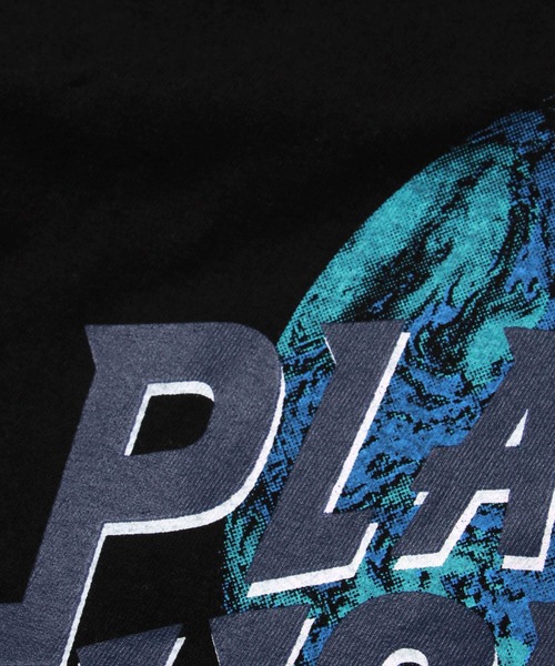 NO NEED(ノーニード)の「PLANETプリントBIGシルエットTシャツ オーバーサイズ/プリントロゴ/ビッグシルエット(Tシャツ/カットソー・メンズ・ホワイト/ブラック/バイオレット/チャコール・フリ-)」の19枚目の写真