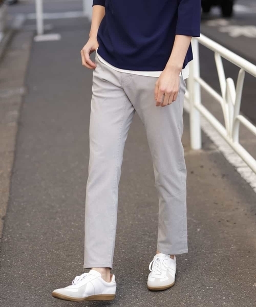 a.v.v(アーヴェヴェ)の「【軽撥水/接触冷感】ストレッチコードレーン5PKアンクルパンツ(その他パンツ・メンズ・ライトブルー/アイボリー/ネイビー/ブラック/ベージュ/ライトグレー・46/48/50/44/52)」の4枚目の写真