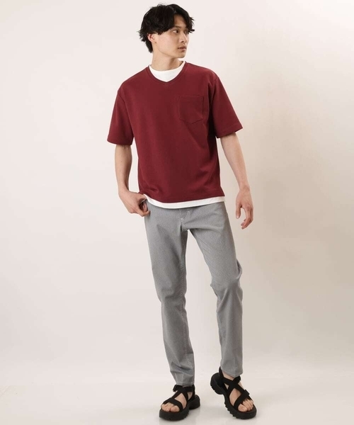 a.v.v(アーヴェヴェ)の「【軽撥水/接触冷感】ストレッチコードレーン5PKアンクルパンツ(その他パンツ・メンズ・ライトブルー/アイボリー/ネイビー/ブラック/ベージュ/ライトグレー・46/48/50/44/52)」の8枚目の写真