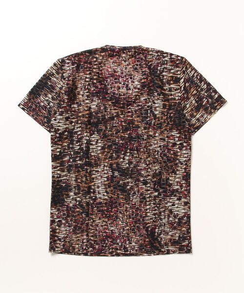 【新品】TORNADO MART アニマルプリントタックJQ半袖カットソー TORNADO MART｜TORNADO MART∴アニマルプリントタックJQ半袖