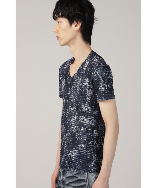 TORNADO MART(トルネードマート)の「TORNADO MART∴アニマルプリントタックJQ半袖カットソー(Tシャツ/カットソー・メンズ・イエロー/ブルー・M/L/LL)」の14枚目の写真