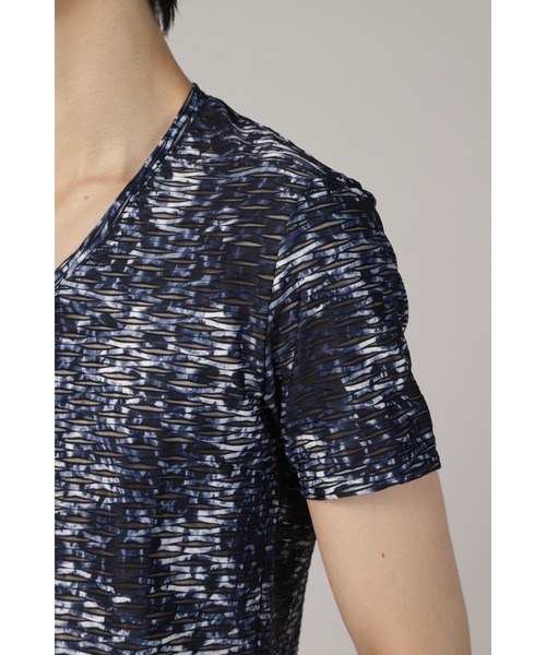 TORNADO MART(トルネードマート)の「TORNADO MART∴アニマルプリントタックJQ半袖カットソー(Tシャツ/カットソー・メンズ・イエロー/ブルー・M/L/LL)」の11枚目の写真