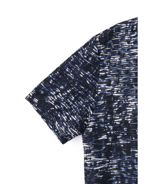 TORNADO MART(トルネードマート)の「TORNADO MART∴アニマルプリントタックJQ半袖カットソー(Tシャツ/カットソー・メンズ・イエロー/ブルー・M/L/LL)」の8枚目の写真