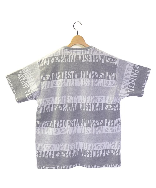 PANDIESTA（パンディエスタ）の「パンダジャガード ボーダーTシャツ (M2)（Tシャツ/カットソー・メンズ・ブラック/ベージュ/グレー・M/L/XL/XXL）」の8枚目の写真