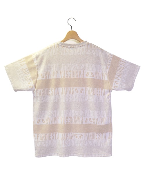PANDIESTA（パンディエスタ）の「パンダジャガード ボーダーTシャツ (M2)（Tシャツ/カットソー・メンズ・ブラック/ベージュ/グレー・M/L/XL/XXL）」の6枚目の写真