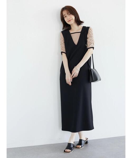 Petit fleur（プチフルール）の「・Petit Fleur リブギャザープルオーバー（Tシャツ/カットソー・レディース・ベージュ/ブラック/ライトカーキ・FREE）」の11枚目の写真