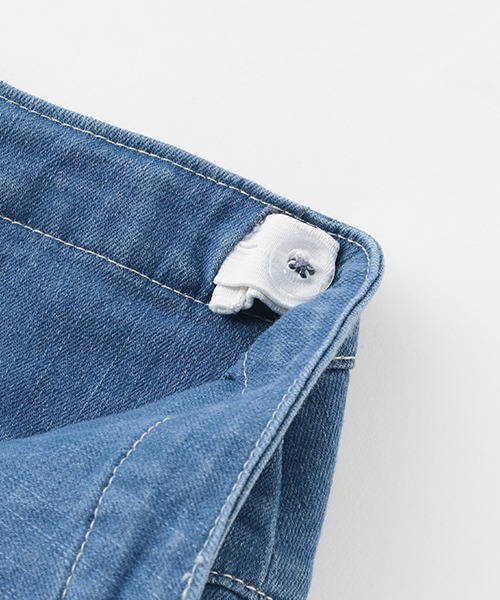 LOVETOXIC（ラブトキシック）の「ハイウエストフレアパンツ（その他パンツ・キッズ・ブラック/ライトブルー・L/S/M）」の7枚目の写真