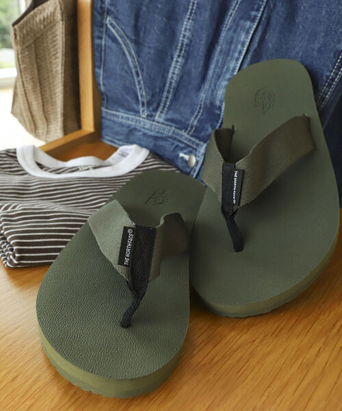 Ray BEAMS（レイビームス）の「THE NORTH FACE / フラッフィ フリップ フロップ レペンテ（サンダル・レディース・ブラック/オリーブ・6/7/5）」の9枚目の写真