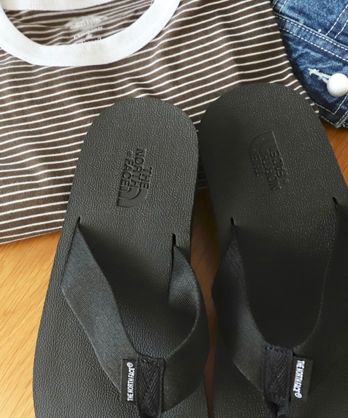 Ray BEAMS（レイビームス）の「THE NORTH FACE / フラッフィ フリップ フロップ レペンテ（サンダル・レディース・ブラック/オリーブ・6/7/5）」の13枚目の写真