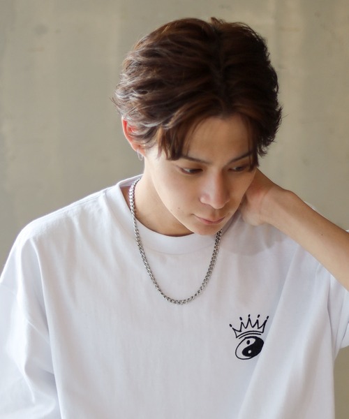 SPINNS（スピンズ）の「【金属アレルギー対応】50cm ステンレスチェーンネックレス（ネックレス・メンズ・シルバー系1/シルバー系3/シルバー系2・ONESIZE）」の2枚目の写真