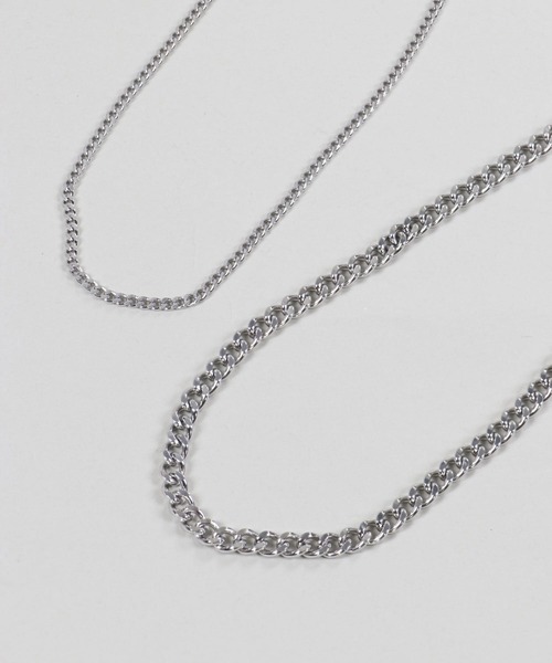 SPINNS（スピンズ）の「【金属アレルギー対応】50cm ステンレスチェーンネックレス（ネックレス・メンズ・シルバー系1/シルバー系3/シルバー系2・ONESIZE）」の8枚目の写真