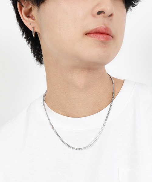 SPINNS（スピンズ）の「【金属アレルギー対応】50cm ステンレスチェーンネックレス（ネックレス・メンズ・シルバー系1/シルバー系3/シルバー系2・ONESIZE）」の19枚目の写真