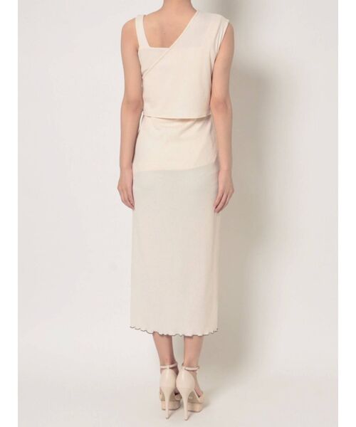 RESEXXY（リゼクシー）の「メローアシメリブワンピース（ワンピース・レディース・ブラック/ブラウン/アイボリー・FREE）」の21枚目の写真