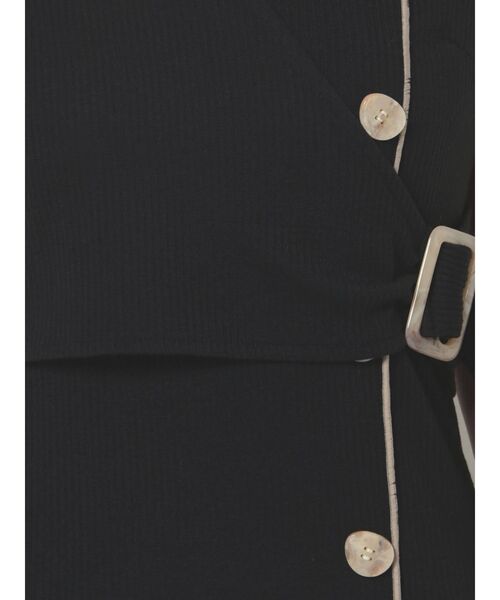 RESEXXY（リゼクシー）の「メローアシメリブワンピース（ワンピース・レディース・ブラック/ブラウン/アイボリー・FREE）」の11枚目の写真