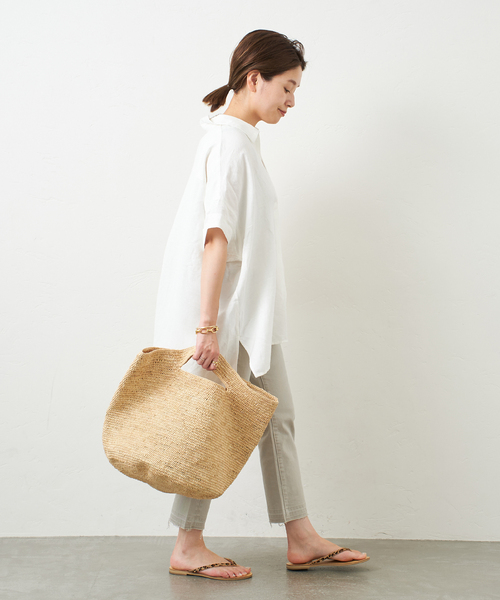 MADE IN MADA（メイドインマダ）の「【MADE IN MADA/メイドインマダ】KOKO BAG：バッグ（トートバッグ・レディース・ナチュラル・FREE）」の22枚目の写真