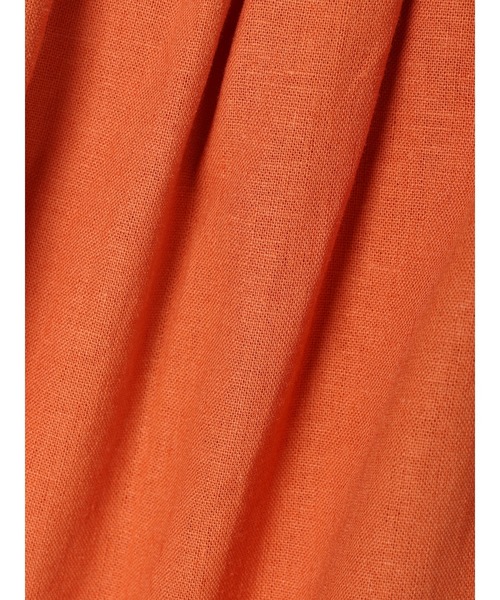 Green　Parks（グリーンパークス）の「ベルギーリネン混 スリット入りパンツ（その他パンツ・レディース・オレンジ/ブルー/ダークグレー/モカ・FREE）」の7枚目の写真