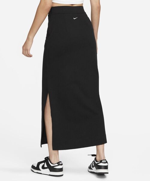 NIKE（ナイキ）の「ナイキ スポーツウェア ウィメンズ マキシ スカート / スリットスカート / Nike Sportswear Women's Maxi Skirt（スカート・レディース・ブラック・XL/S/XS/M/2XL/L）」の2枚目の写真