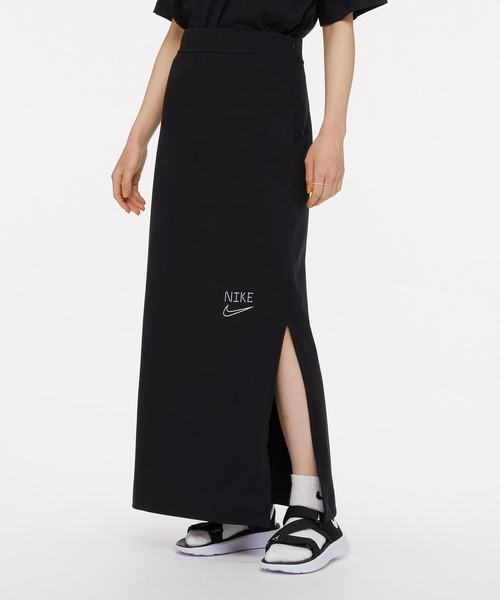 韓国 [NIKE] スポーツウェア フロントスリット ツイル スカート NIKE｜ナイキのスカート通販 - ZOZOTOWN
