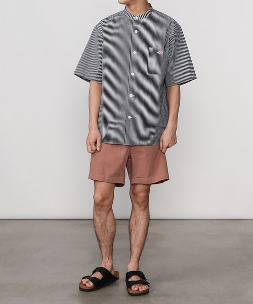 DANTON（ダントン）の「DANTON | コットンオックス イージーショーツ MEN（その他パンツ・メンズ・グレイッシュベージュ/オリーブ/ピンク・44/42/40）」の6枚目の写真