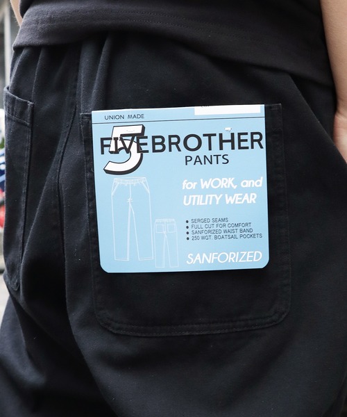 FIVE BROTHER（ファイブブラザー）の「FIVE BROTHER/ファイブブラザー ワークイージーパンツ（その他パンツ・メンズ・ブラック/ホワイト/ネイビー/ベージュ・M/XL/L）」の20枚目の写真