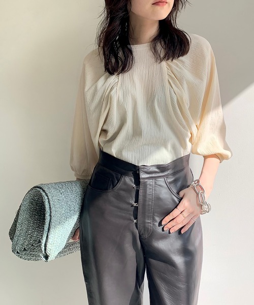 MADE IN MADA（メイドインマダ）の「【MADE IN MADA】ラフィアビッグトート（トートバッグ・レディース・ブラウン/ライトグレー・FREE）」の5枚目の写真