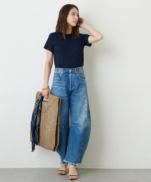 MADE IN MADA（メイドインマダ）の「【MADE IN MADA】ラフィアビッグトート（トートバッグ・レディース・ブラウン/ライトグレー・FREE）」の10枚目の写真