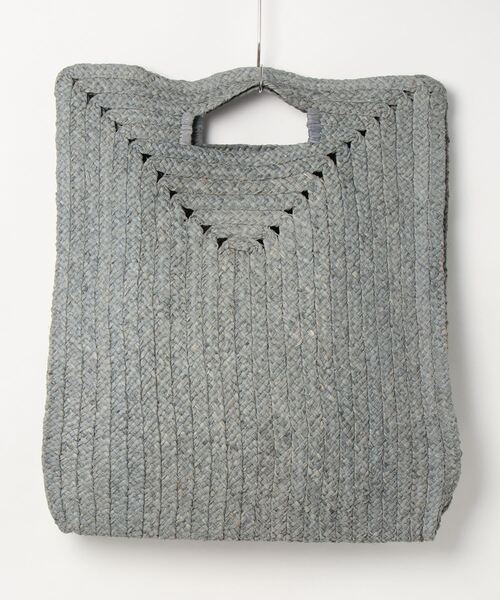 MADE IN MADA（メイドインマダ）の「【MADE IN MADA】ラフィアビッグトート（トートバッグ・レディース・ブラウン/ライトグレー・FREE）」の8枚目の写真