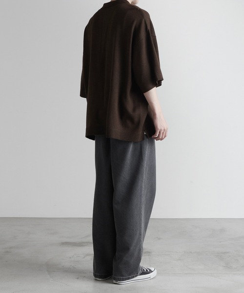 luudan knit polo ルーダン　ニットポロシャツ luudan knit polo ルーダン ニットポロシャツ - メルカリ