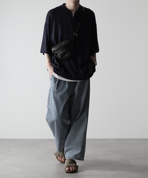 luudan knit polo ルーダン　ニットポロシャツ luudan knit polo ルーダン ニットポロシャツ - メルカリ