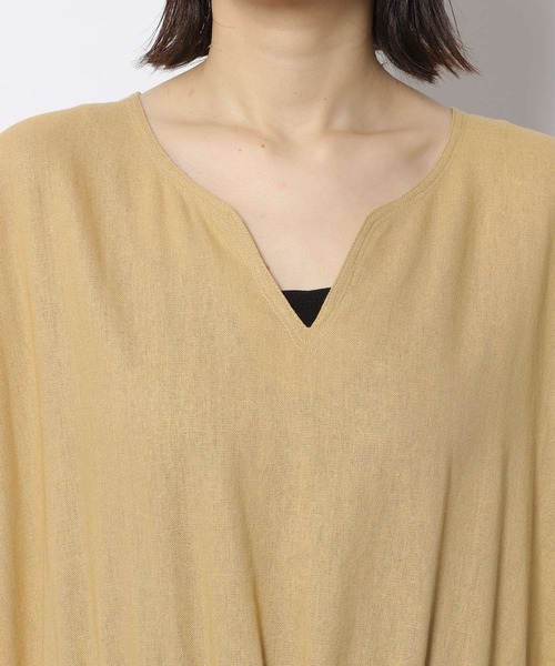 LAKOLE(ラコレ)の「リネンMIXサイドリボンワンピース / 285139(ワンピース・レディース・ブラック/ベージュ/ブラウン・SMALL/MEDIUM)」の20枚目の写真