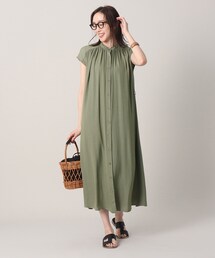 UNTITLED | バンドカラー2WAYワンピース【洗える】(ワンピース)