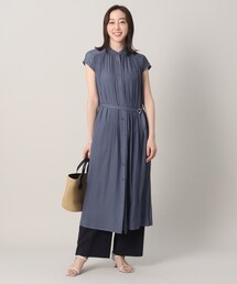 UNTITLED | バンドカラー2WAYワンピース【洗える】(ワンピース)