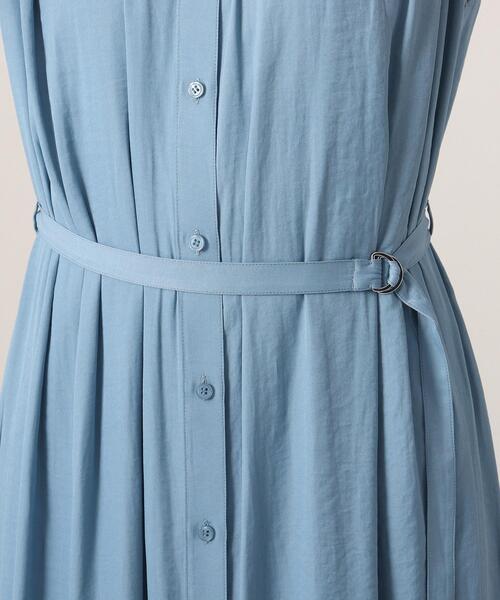 UNTITLED（アンタイトル）の「◆バンドカラー2WAYワンピース＜洗える＞（ワンピース・レディース・チャコールグレー/ブルー/ブラック/サックスブルー/カーキ・48/04/02/44/00）」の12枚目の写真