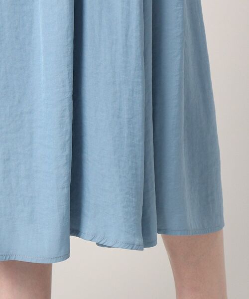 UNTITLED（アンタイトル）の「◆バンドカラー2WAYワンピース＜洗える＞（ワンピース・レディース・チャコールグレー/ブルー/ブラック/サックスブルー/カーキ・48/04/02/44/00）」の13枚目の写真