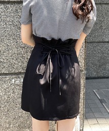 one after another NICE CLAUP | バックレースアップミニスカート(スカート)