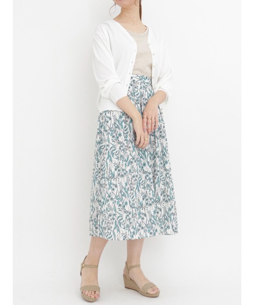 Te chichi（テチチ）の「金ボタンVネックカーディガン（カーディガン/ボレロ・レディース・オフホワイト/イエロー/ブルー/チャコール・ﾌﾘ-）」の15枚目の写真