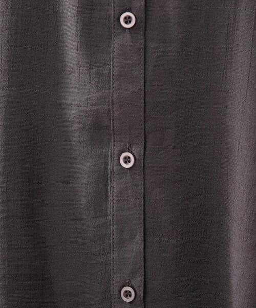 DRESKIP（ドレスキップ）の「◆バンドカラー裾フレアーブラウス（シャツ/ブラウス・レディース・オフホワイト/グレー系その他/グリーン/ライトベージュ・02/03/04）」の11枚目の写真