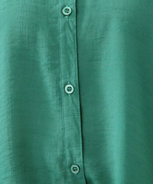 DRESKIP（ドレスキップ）の「◆バンドカラー裾フレアーブラウス（シャツ/ブラウス・レディース・オフホワイト/グレー系その他/グリーン/ライトベージュ・02/03/04）」の19枚目の写真