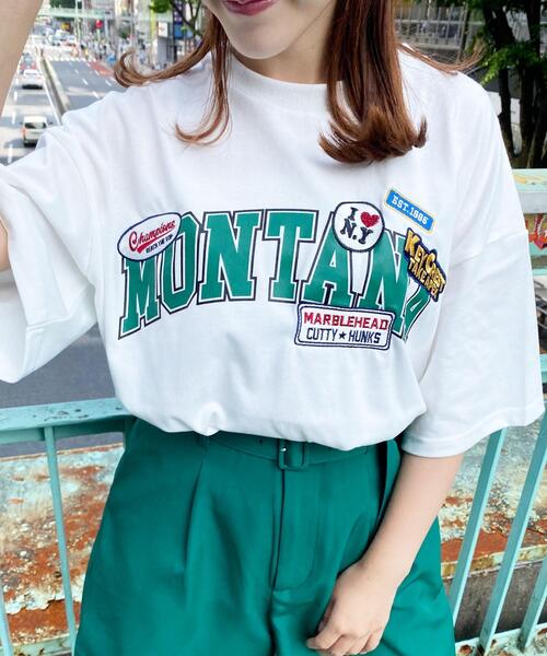 セール ワッペンカレッジロゴtシャツ Tシャツ カットソー Ingni イング のファッション通販 Zozotown