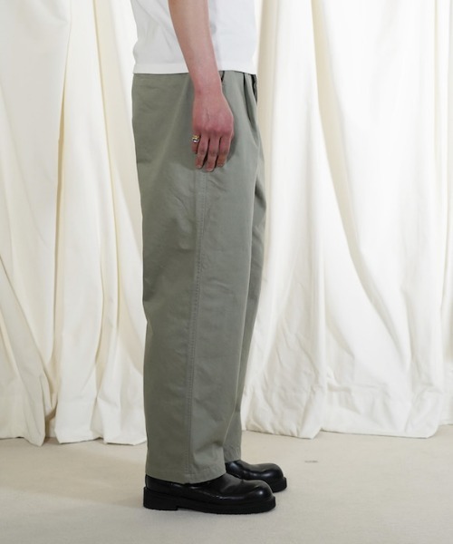 O（オー）の「O- N.N.Z. DRILL-CHINOS（チノパンツ・メンズ・ミント・32inch/30inch）」の5枚目の写真