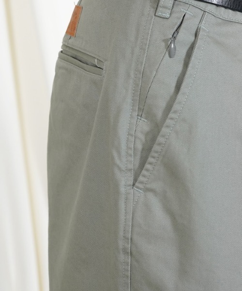 O（オー）の「O- N.N.Z. DRILL-CHINOS（チノパンツ・メンズ・ミント・32inch/30inch）」の4枚目の写真