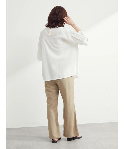 ELENCARE DUE（エレンカーレデュエ）の「・ELENCARE DUE ケミカルレースブラウス（シャツ/ブラウス・レディース・ブラック/オフホワイト/ライトカーキ・FREE）」の16枚目の写真