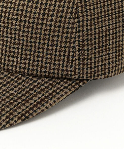 BEAMS LIGHTS（ビームスライツ）の「BEAMS LIGHTS / チェック ベースボールキャップ（キャップ・メンズ・ベージュ/ブラウン・ONE SIZE）」の10枚目の写真